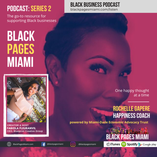 Rochelle Gapere, Happiness Coach, BlackPagesMiami